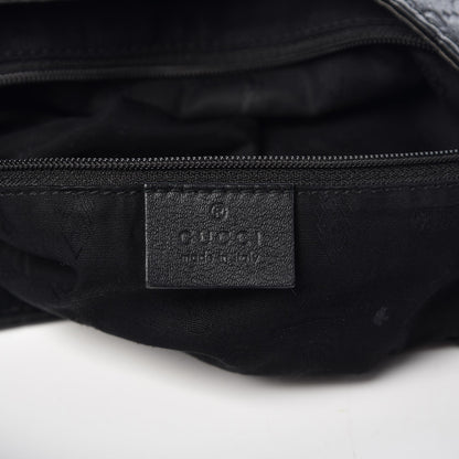 Gucci Guccissima Large New Ladies Web Hobo Black 6 of 8