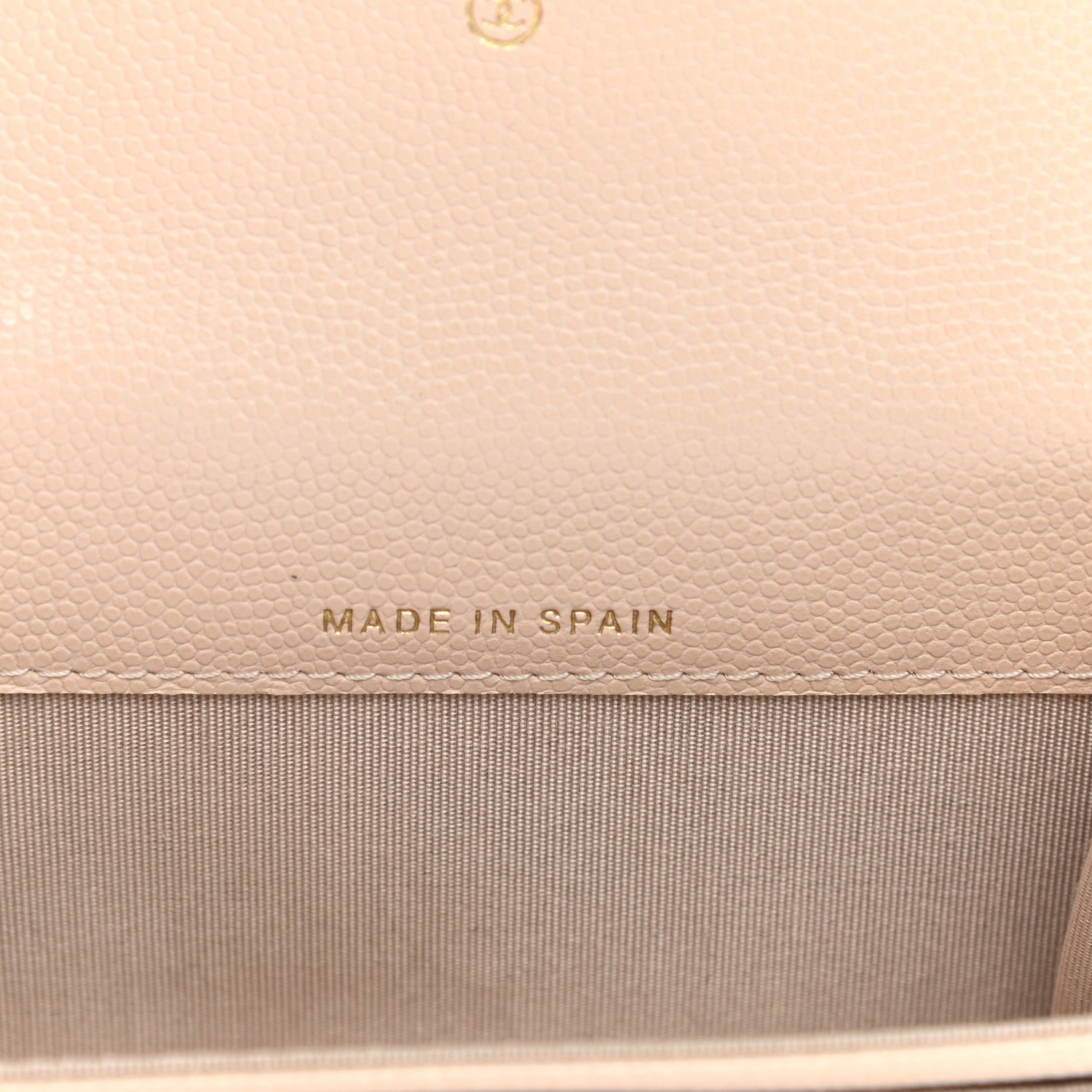 Chanel Caviar Pearl Quilted Coco Candy Flap Card Holder Beige 8 of 10