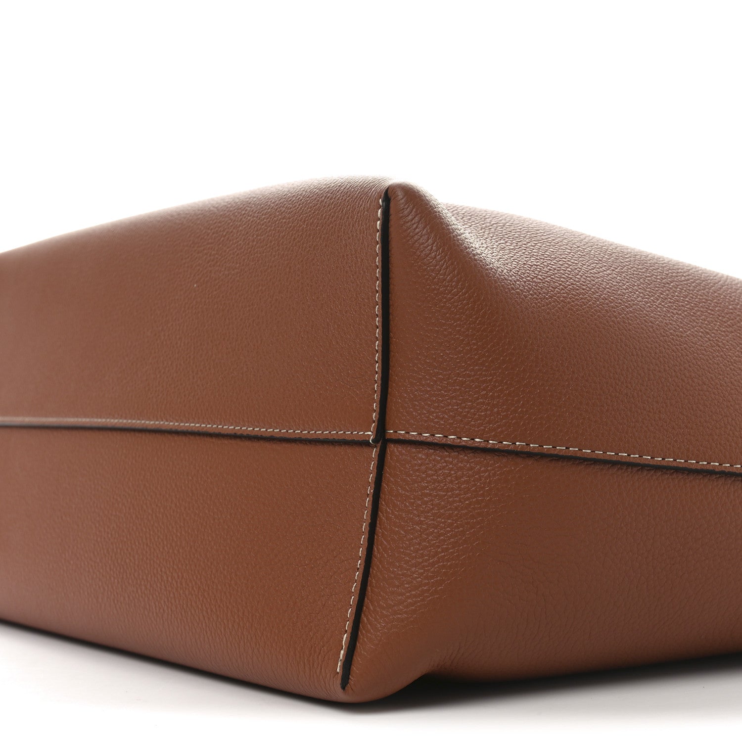 Celine Grained Calfskin Triomphe Medium Cabas Anais Tan 9 of 9