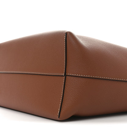 Celine Grained Calfskin Triomphe Medium Cabas Anais Tan 9 of 9