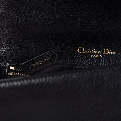 Christian Dior Calfskin Studded Small Diorama Flap Bag Black Multicolor 10 of 13