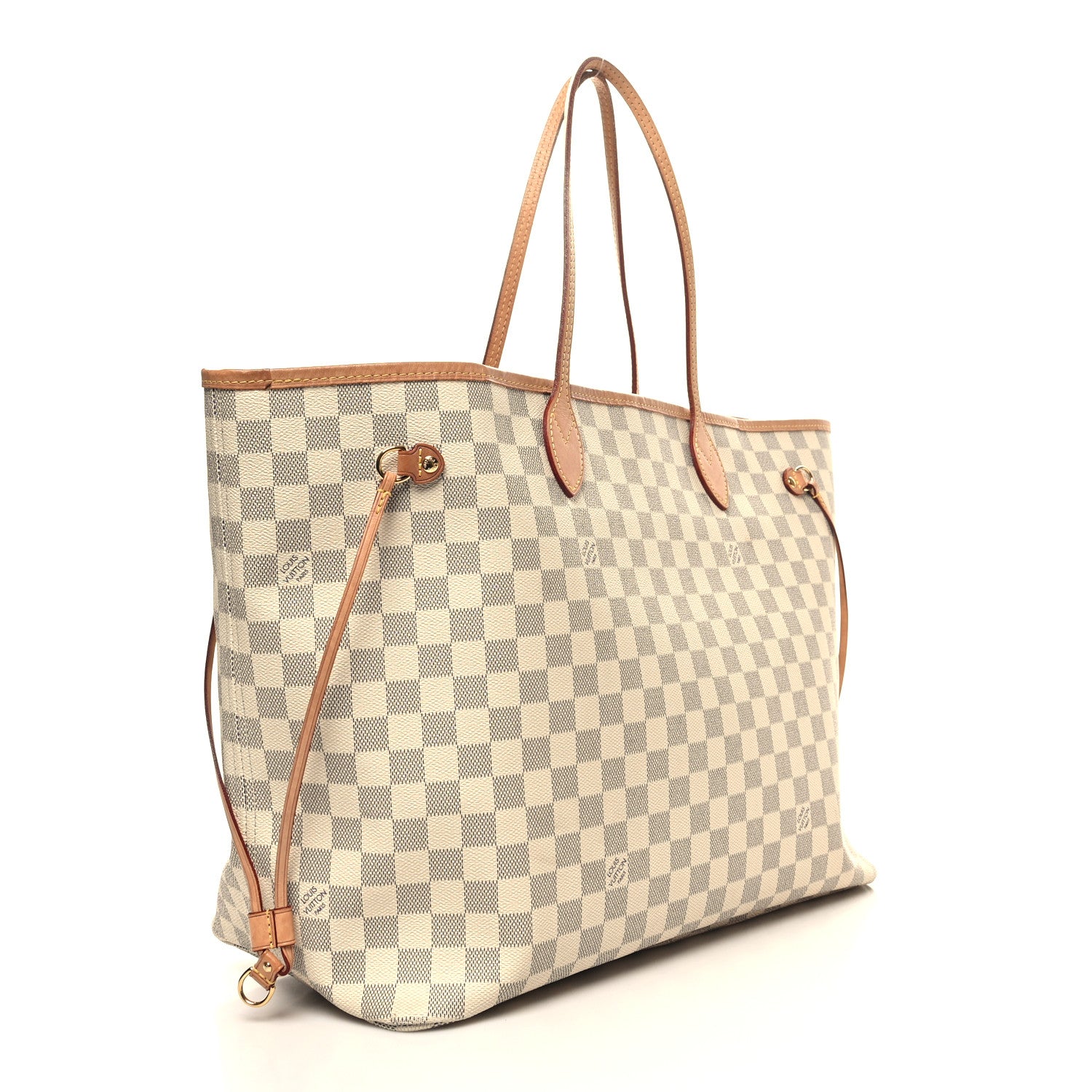 Louis Vuitton Damier Azur Neo Neverfull GM Rose Ballerine 4 of 17