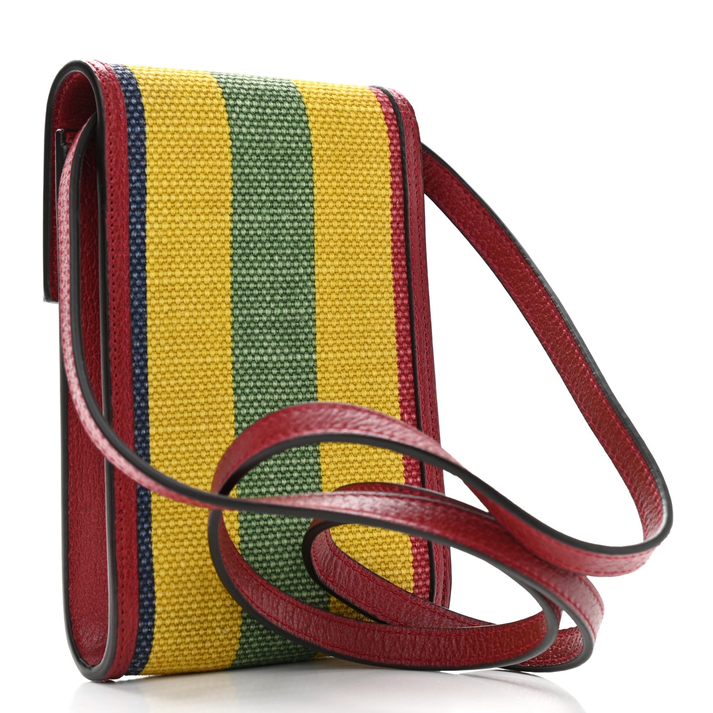 Canvas Marley Stripe Script Logo Mini Gucci 100 Crossbody Bag Red