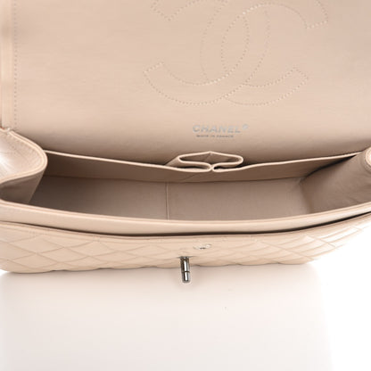 Chanel Lambskin Quilted Jumbo Double Flap Ivory 1 of 5