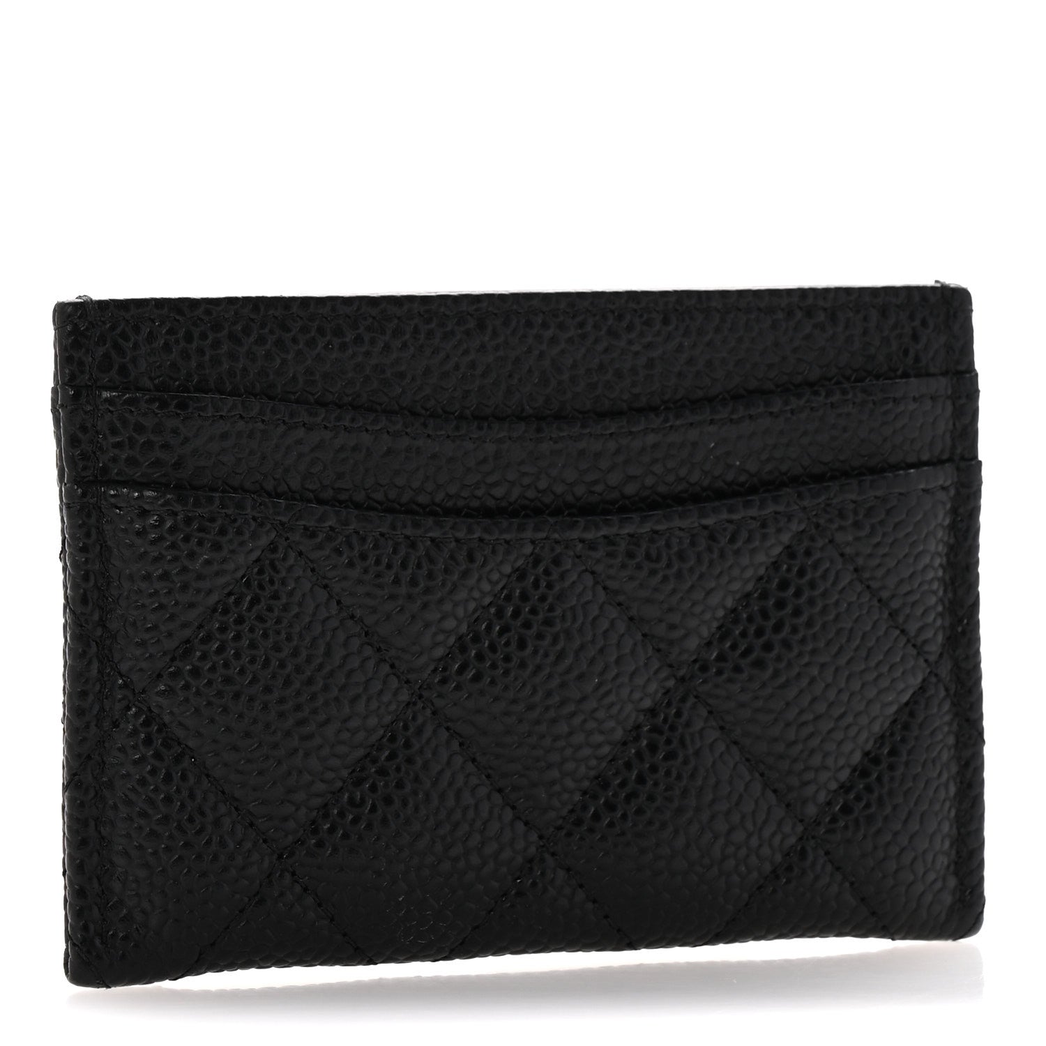 Chanel Caviar Quilted Card Holder Black 3 of 9