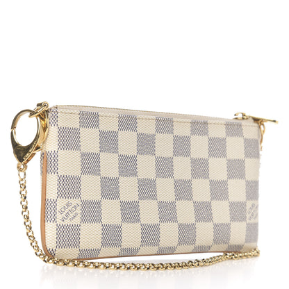 Louis Vuitton Damier Azur Pochette Milla MM 2 of 9