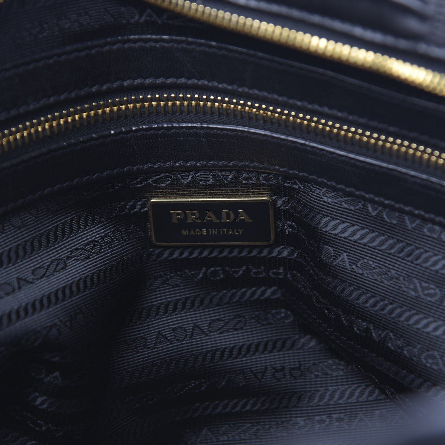 Nappa Gaufre Buckle Bowler Black
