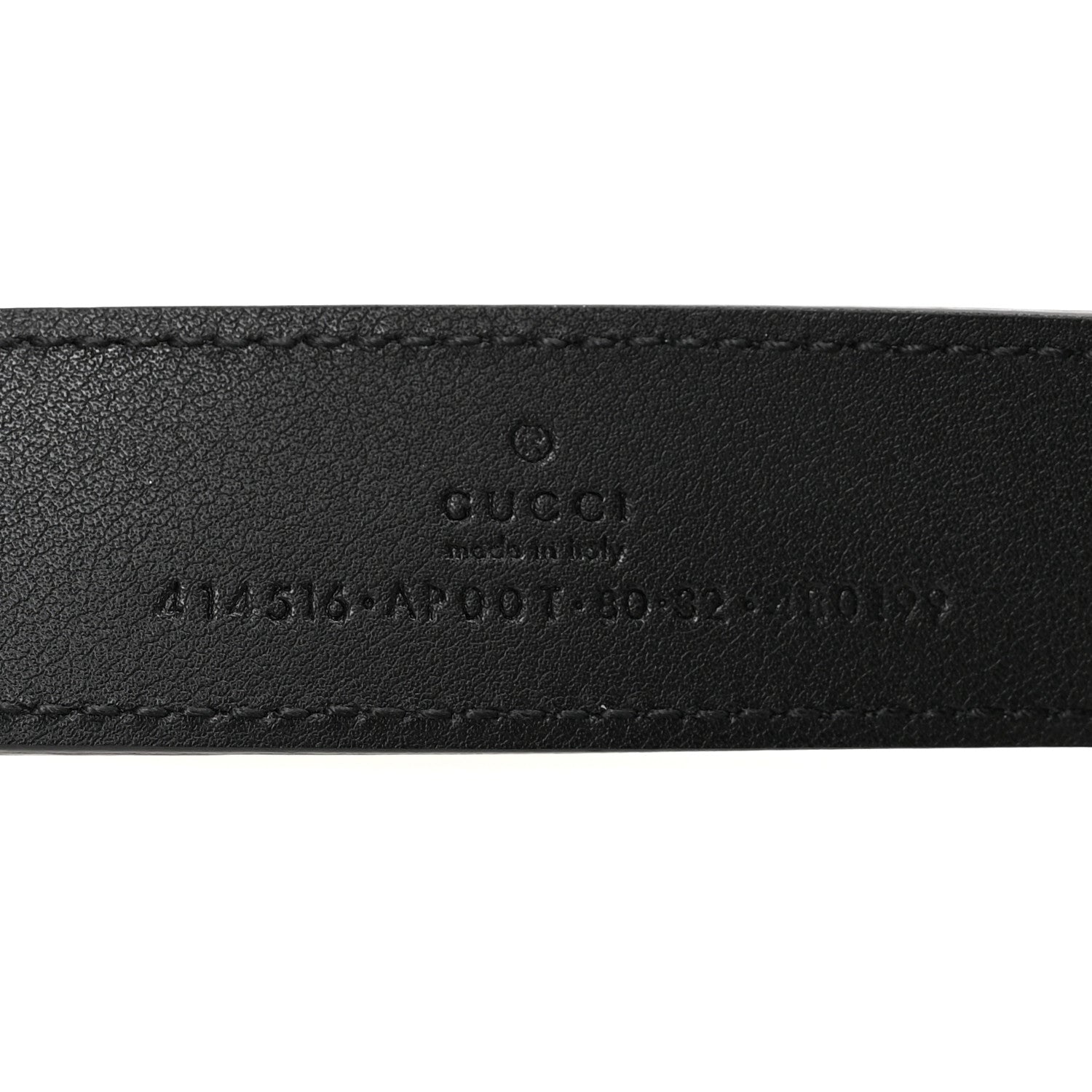 Gucci Calfskin Double G 30mm Belt 80 32 Black 5 of 5