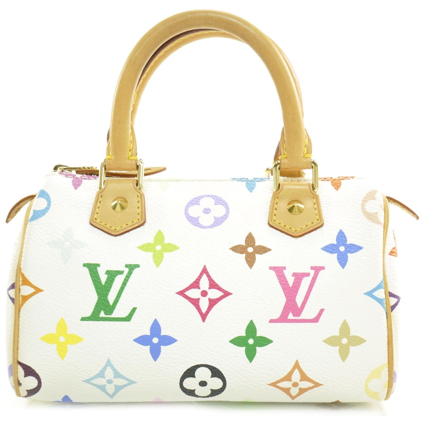 Monogram Multicolor Mini Sac HL Speedy White