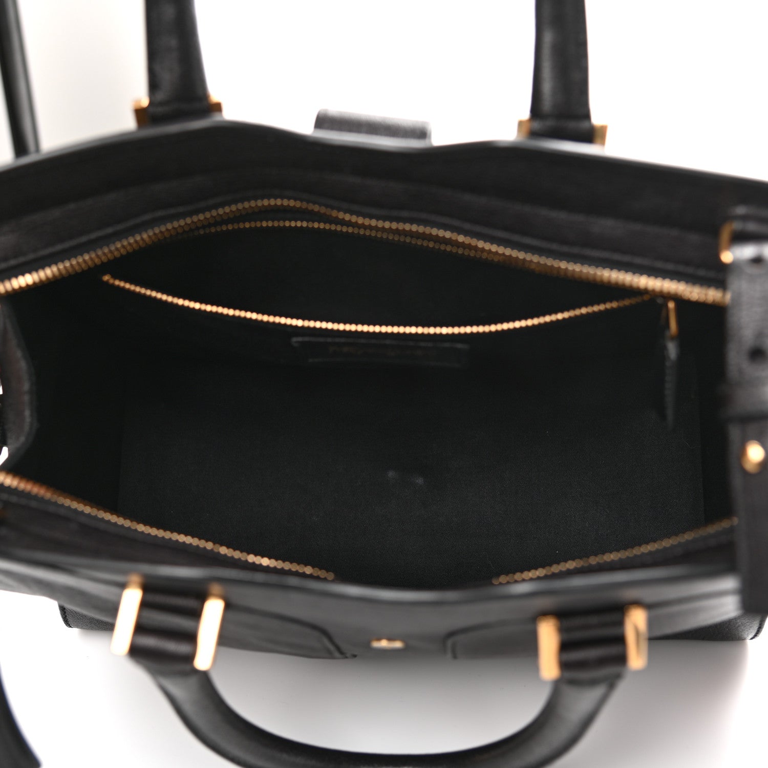 Saint Laurent Sheepskin Small Cabas ChYc Black 7 of 11