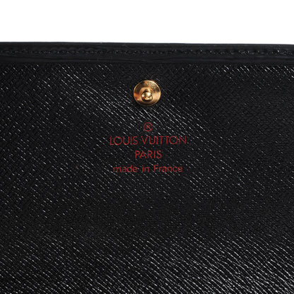 Louis Vuitton Epi Porte Tresor Etui Papiers Wallet Black 6 of 7