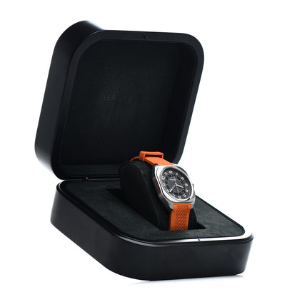 Hermes Titanium Rubber 39mm H08 Automatic Watch Orange 5 of 5