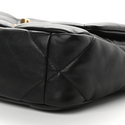 Chanel Lambskin Quilted Medium Chanel 19 Flap Black 9 of 9