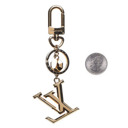 Louis Vuitton LV Facettes Bag Charm Key Holder Gold 2 of 6