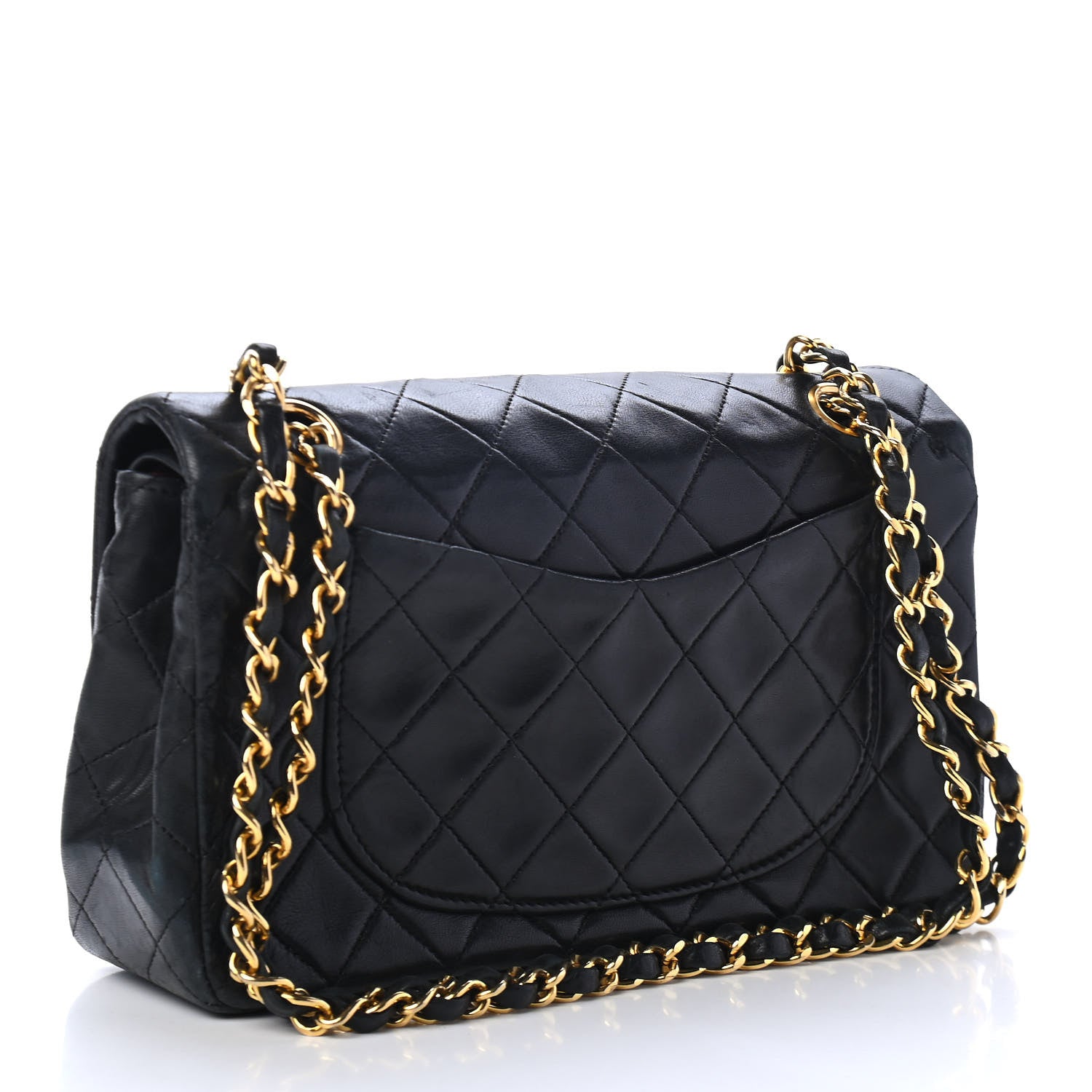 Chanel Lambskin Quilted Small Double Flap Black 2 of 4