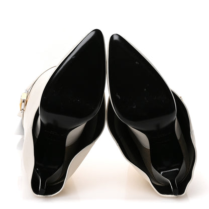 Givenchy Calfskin Shark Lock Pant Over the Knee Stiletto Boots 40 Ivory 6 of 8