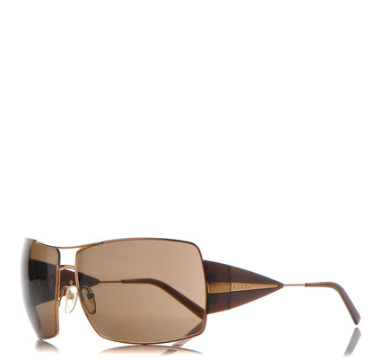 Prada Metal Oversized Sunglasses SPR 68H Bronze 1 of 7