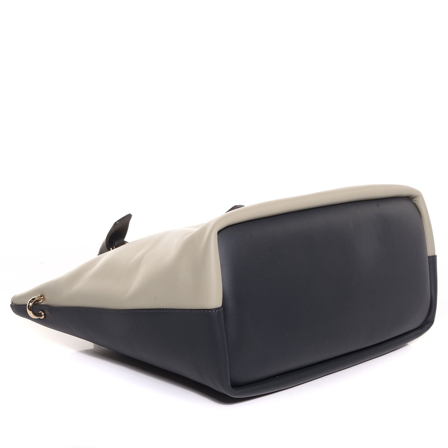 Smooth Calfskin Medium Baylee Tote Mushroom Black