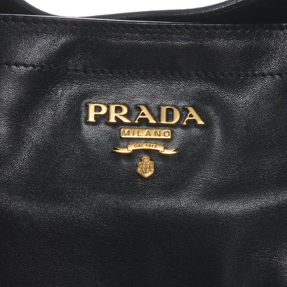 Prada Soft Calf Shoulder Bag Nero Black 3 of 9