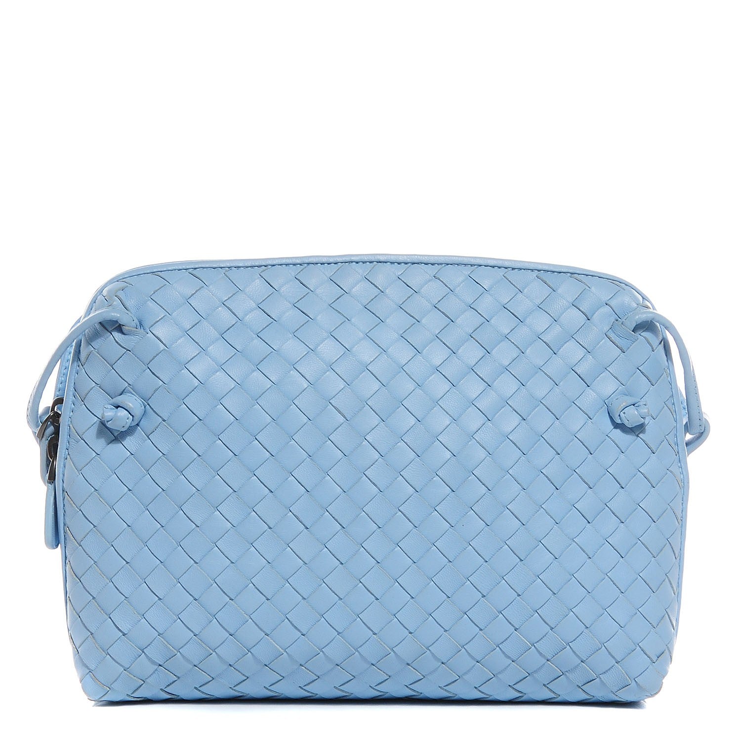 Bottega Veneta Nappa Intrecciato Crossbody Pillow Light Blue 1 of 9