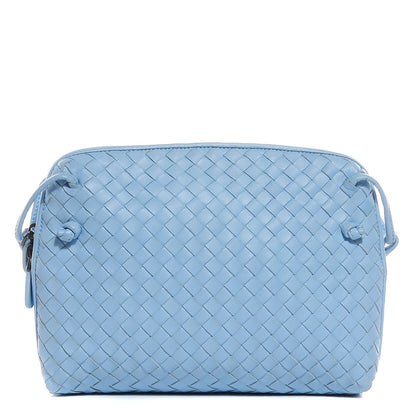Bottega Veneta Nappa Intrecciato Crossbody Pillow Light Blue 1 of 9