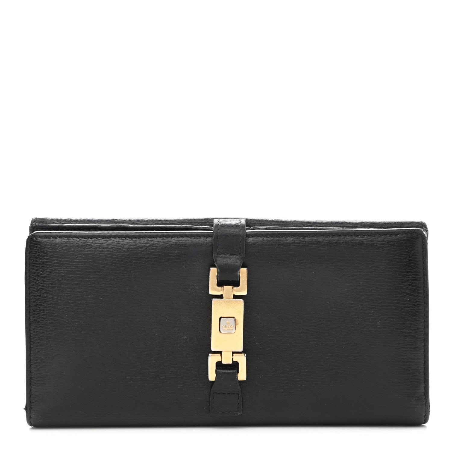 Gucci Calfskin Continental Bardot Wallet Black 1 of 25