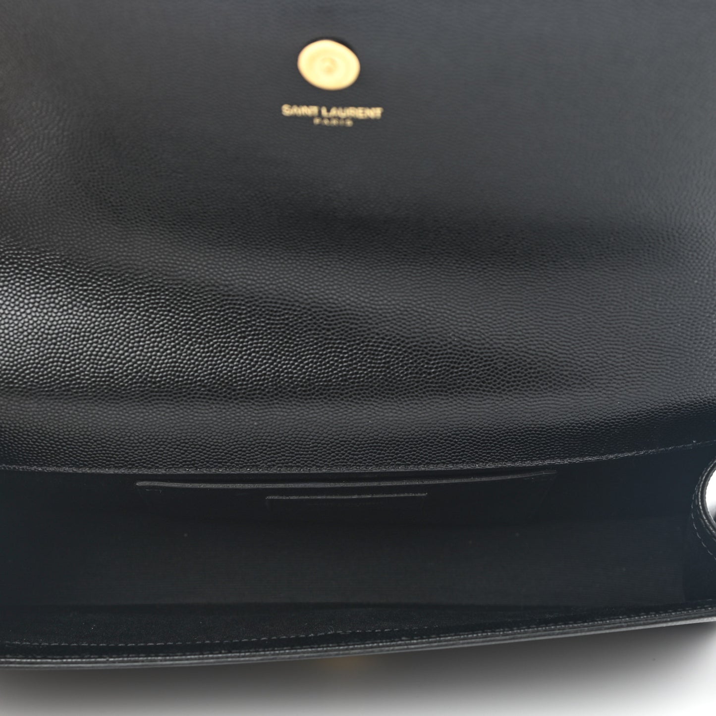 Grain De Poudre Monogram Cassandre Clutch Black
