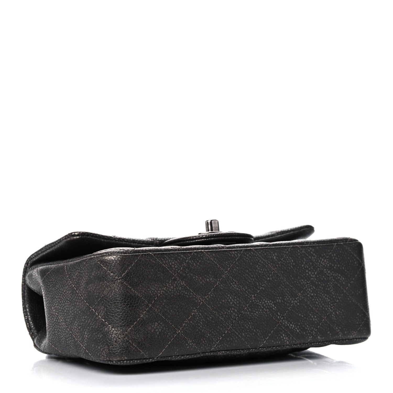 Chanel Metallic Caviar Quilted Mini Rectangular Flap Black 3 of 11
