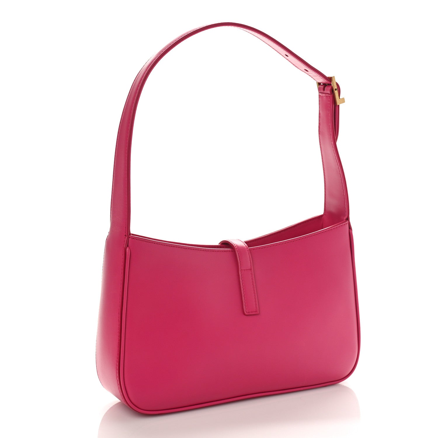 Saint Laurent Smooth Calfskin Le 5 A 7 Hobo Bubblegum 2 of 9