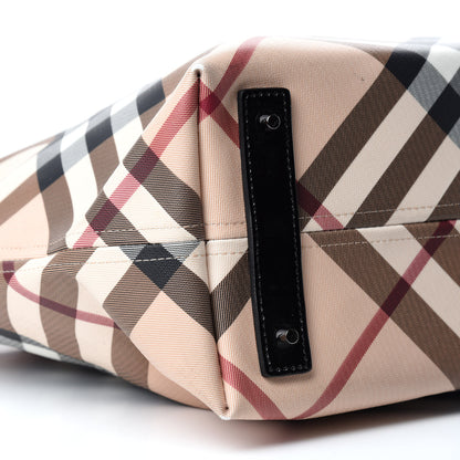 Burberry Supernova Check Stanton Tote Black 6 of 15