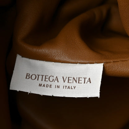 Bottega Veneta Smooth Butter Calf The Pouch Oversized Clutch Teak 6 of 10