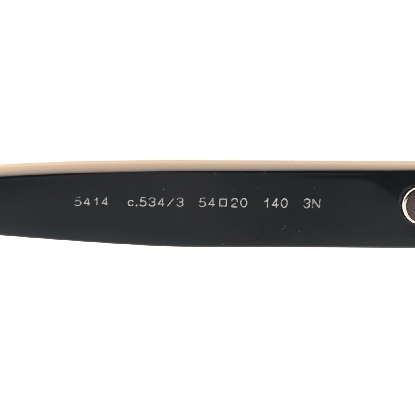 Acetate CC Butterfly Sunglasses 5414 Black Beige