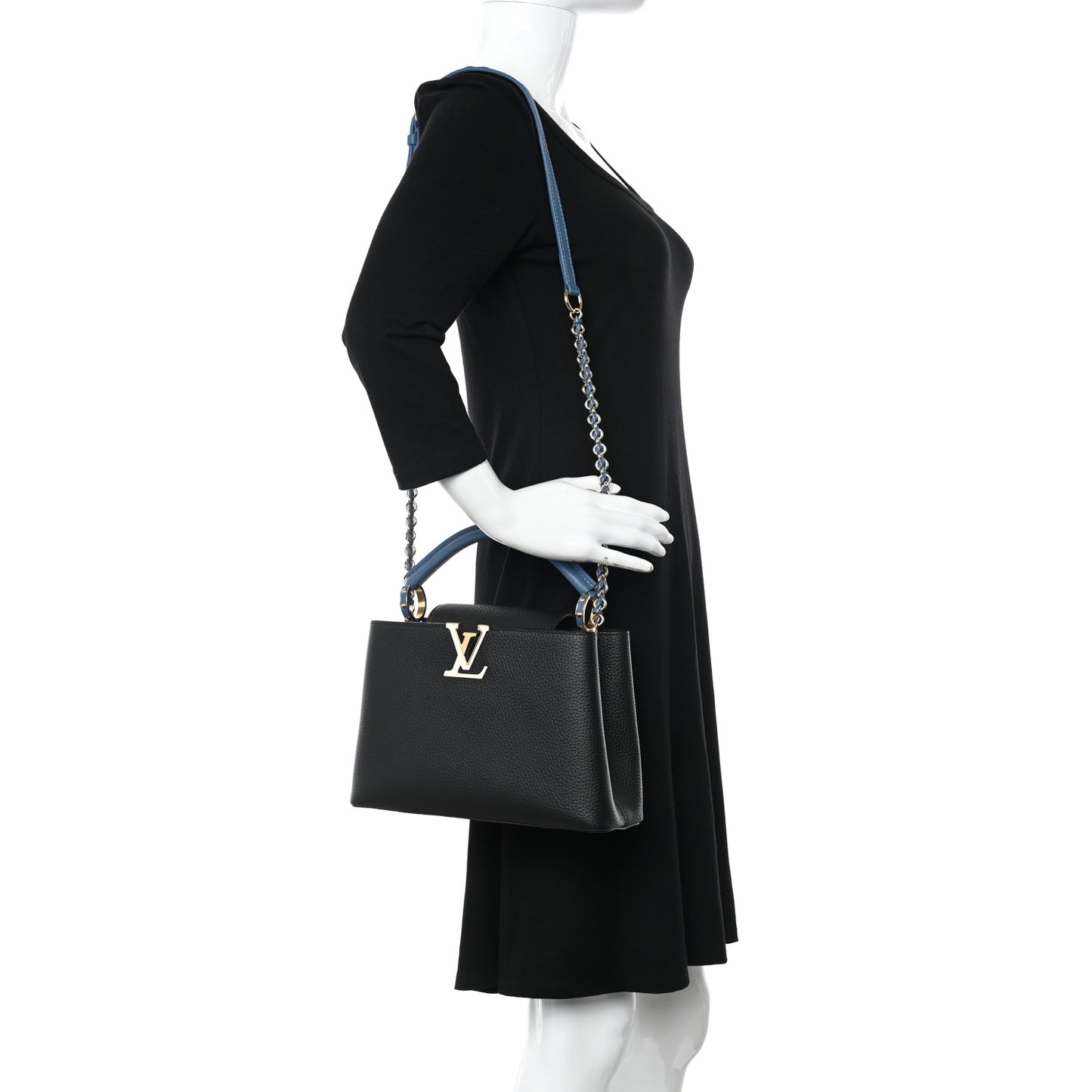 Taurillon Capucines BB Black General Blue