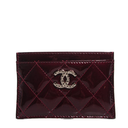 Chanel Patent Calfskin Quilted Brilliant Card Holder 1 of 9