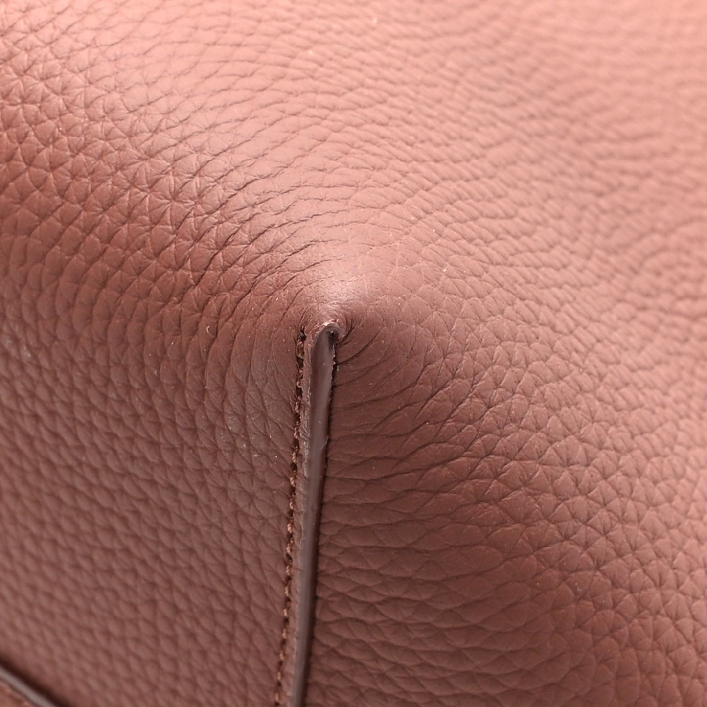 Grained Calfskin Medium N/S Park Tote Cognac