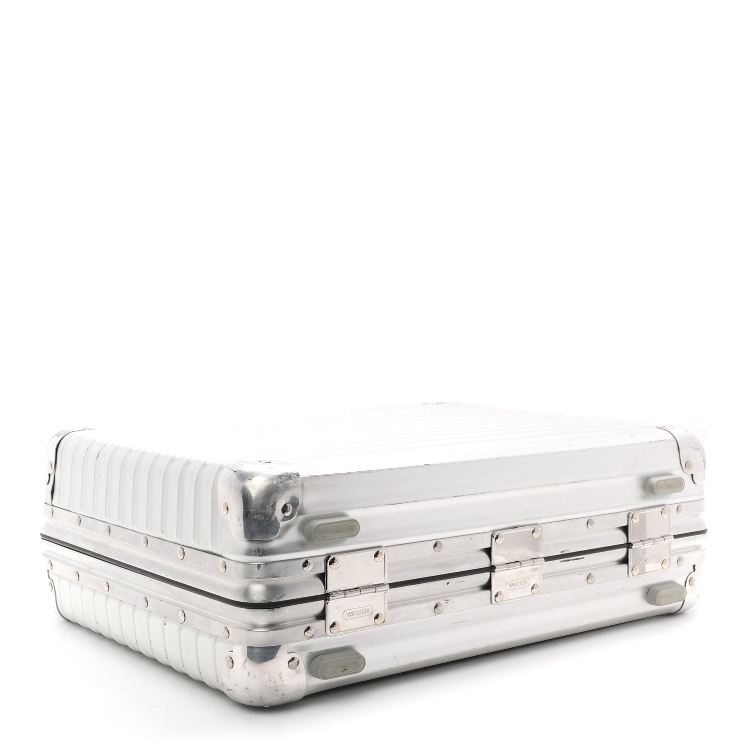 Rimowa Aluminum Junkers F13 Collection Classic Flight Attache Briefcase Silver 3 of 9