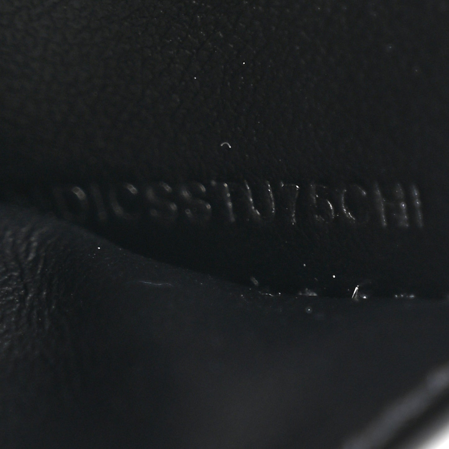 Grained Calfskin Double Flap Lark Wallet Black