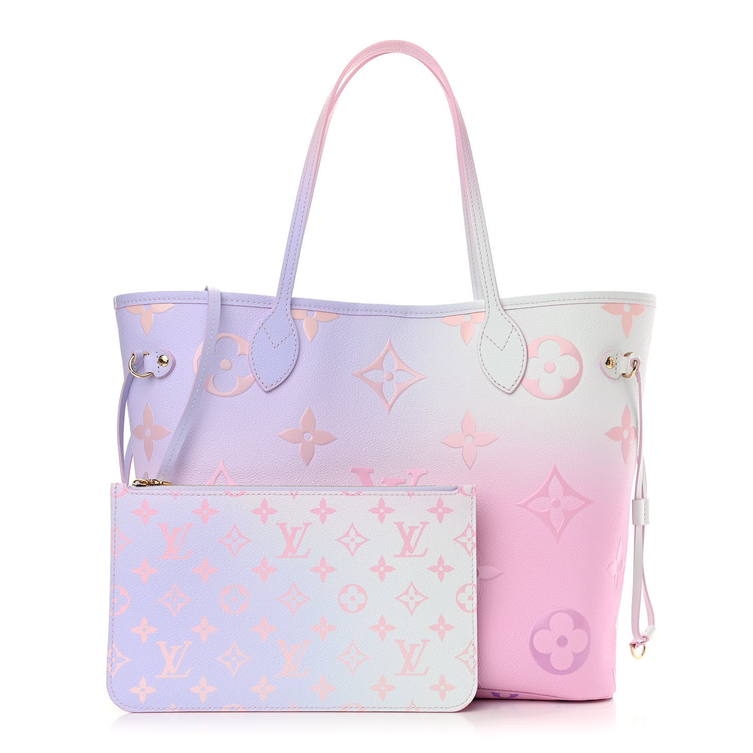 Louis Vuitton Monogram Giant Spring In The City Neverfull MM Sunrise Pastel 1 of 10