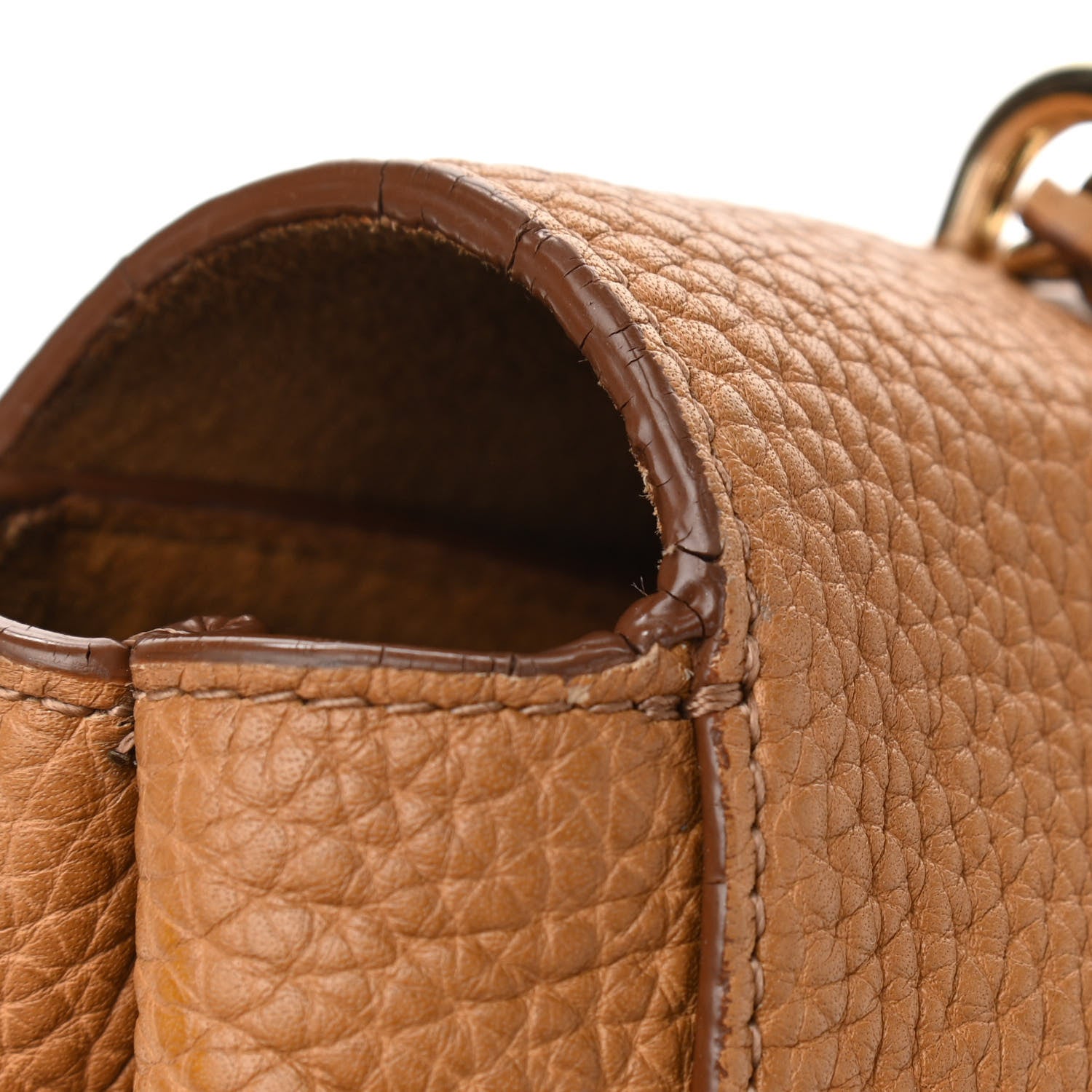 Mulberry Glossy Goatskin Medium Lily Deer Brown 15 of 15