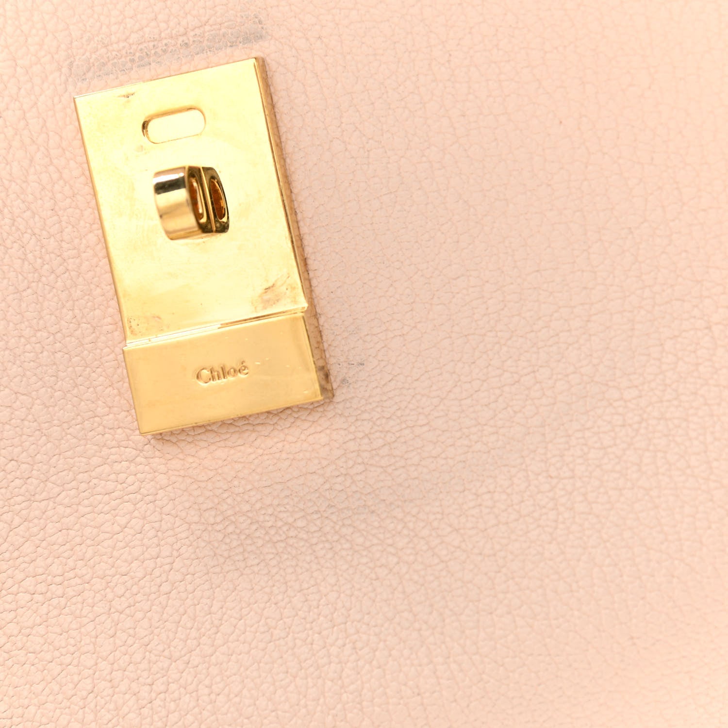 Chloe Grained Calfskin Lambskin Drew Shoulder Bag Biscotti Beige 11 of 11