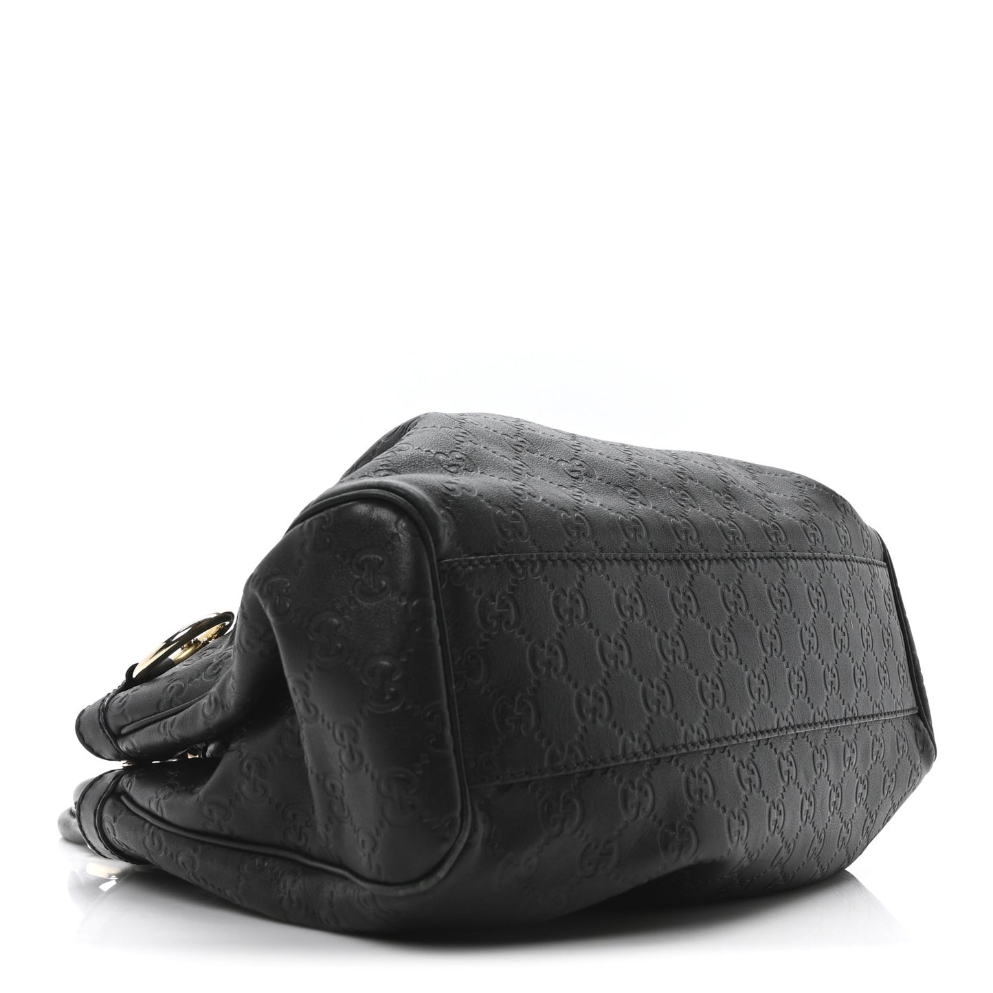 Guccissima Medium Sukey Tote Black