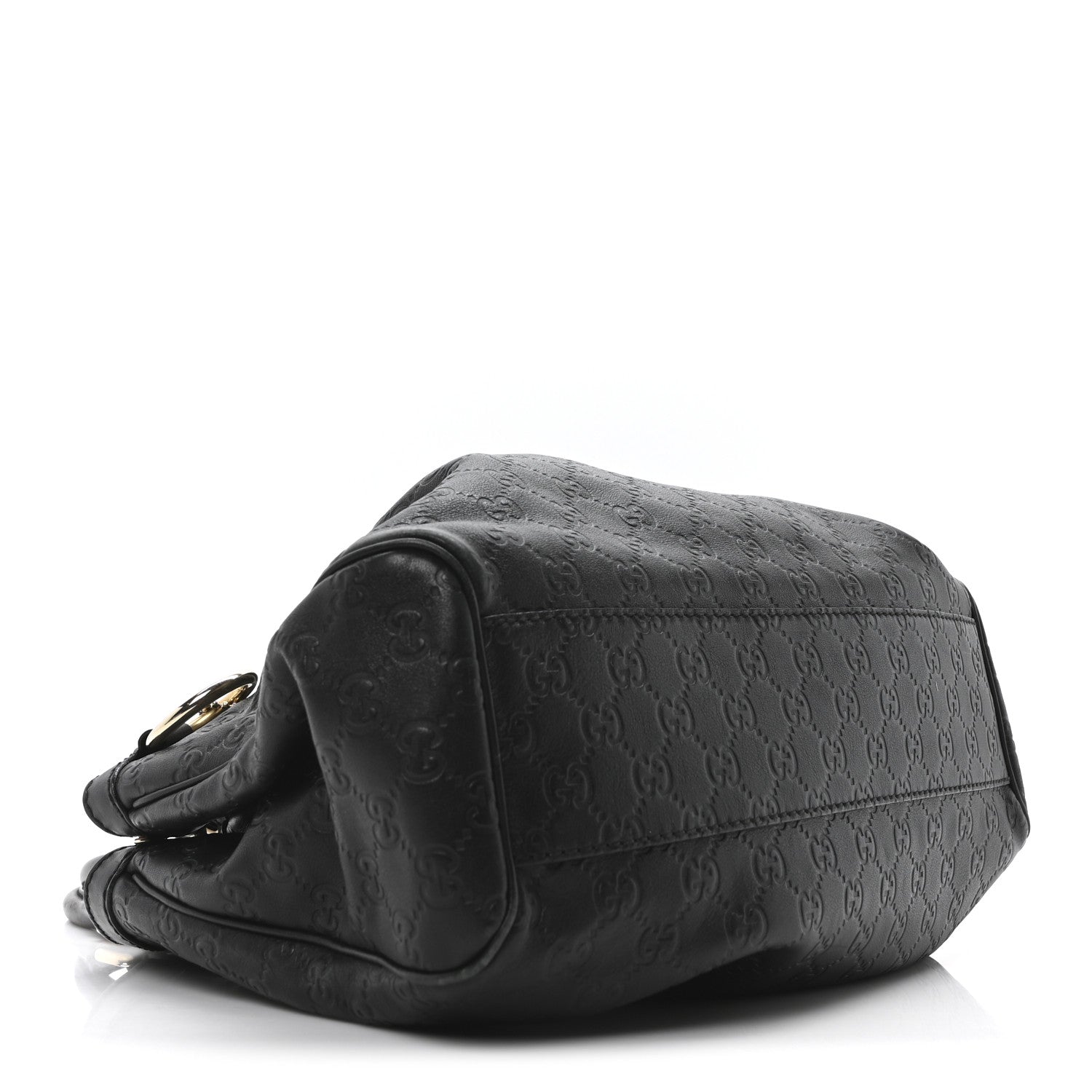 Gucci Guccissima Medium Sukey Tote Black 4 of 10