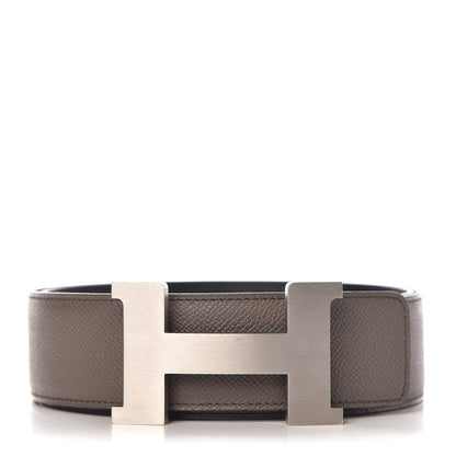 Hermes Epsom Swift 42mm Constance 2 H Belt 90 Etain Black 1 of 8
