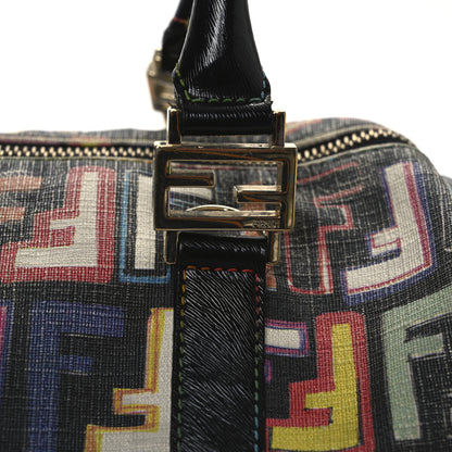 Fendi Zucca Spalmati Vitello FF Multicolor Forever Boston Multicolor Black 20 of 31