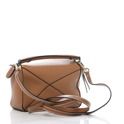 Loewe Calfskin Mini Puzzle Bag Tan 3 of 9