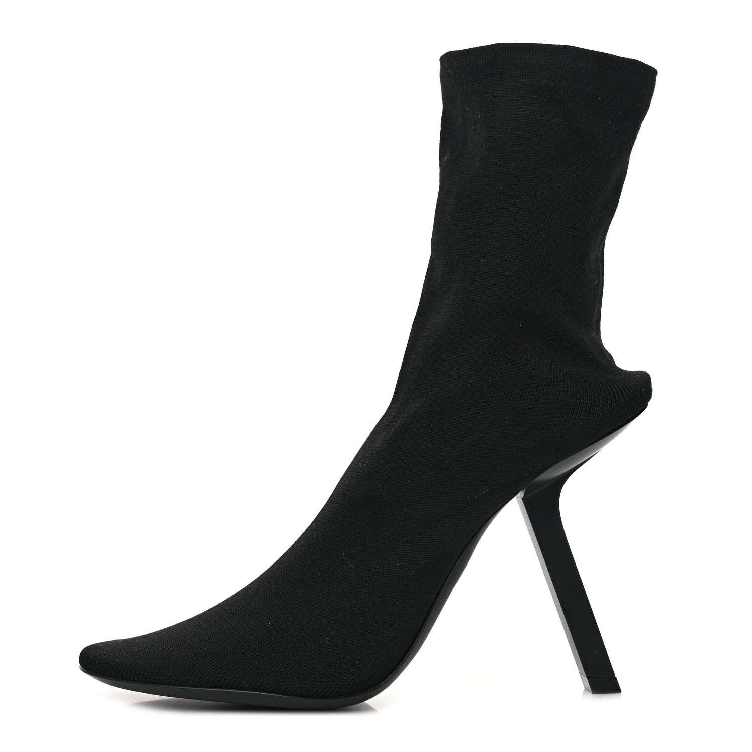 Balenciaga Stretch Tight Fabric Tight 110mm Booties 38 Black 1 of 6