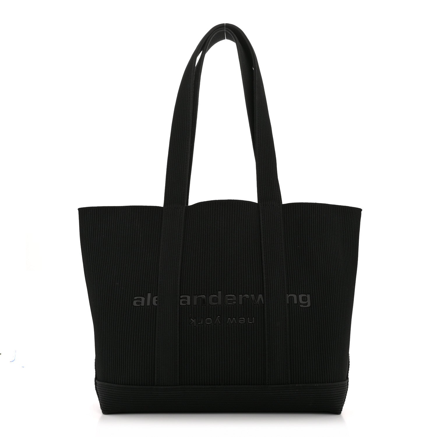 Alexander Wang Ribbed Knit Ryan Tote Black 1 of 11