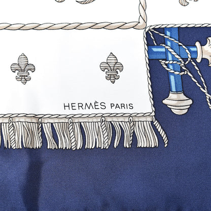 Hermes Silk Vue Du Carosse De La Galere La Reale Scarf 90 6 of 6