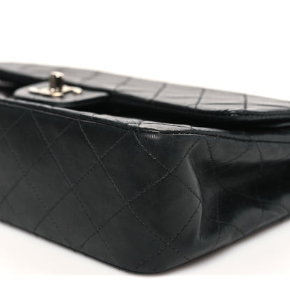 Chanel Lambskin Quilted Medium Double Flap Black 10 of 12