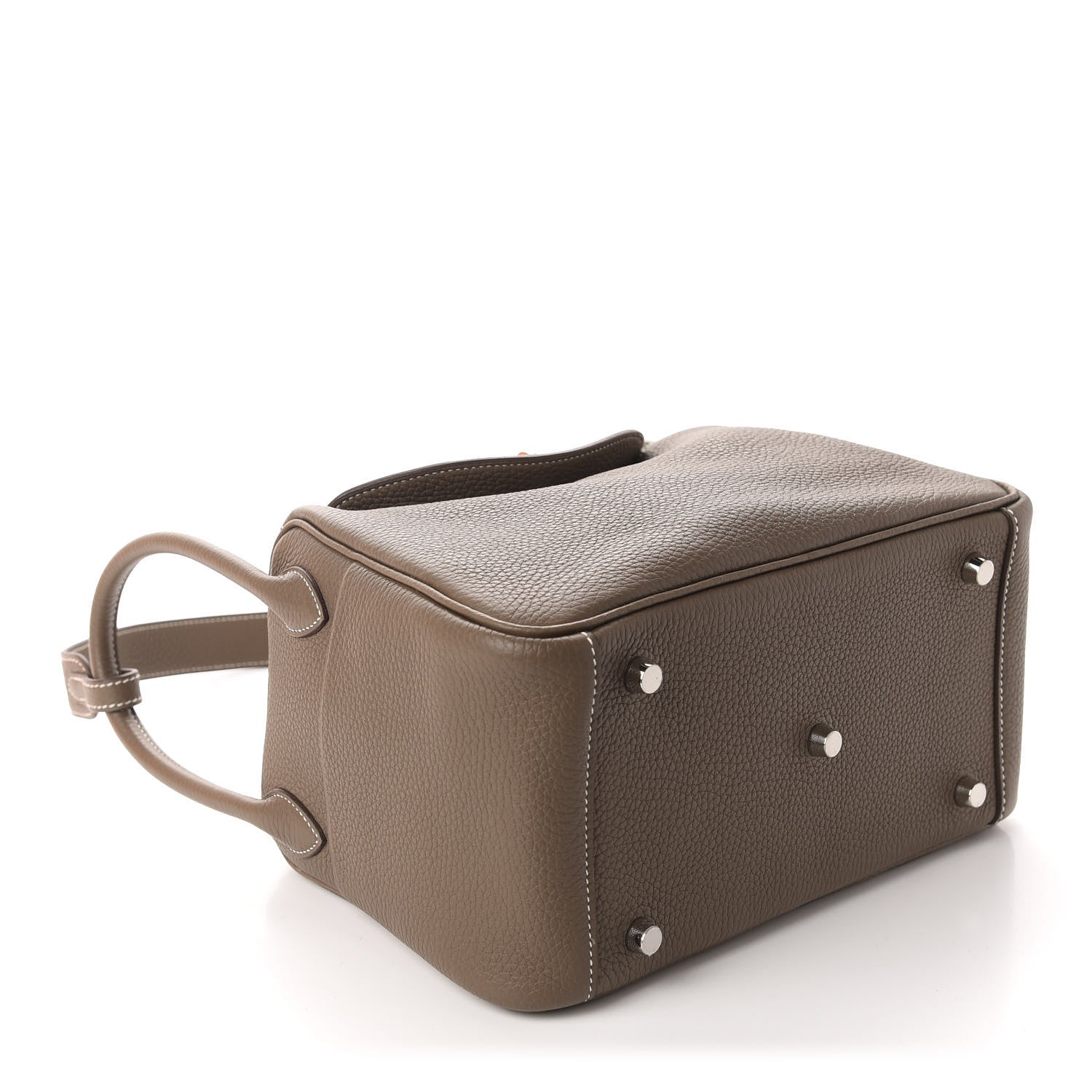 Hermes Taurillon Clemence Lindy 26 Etoupe 4 of 11